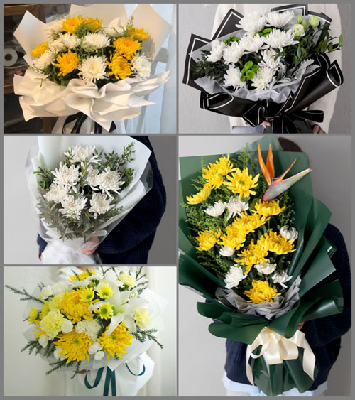 贵州毕节市黔西县协和乡长峰村白事花束代送